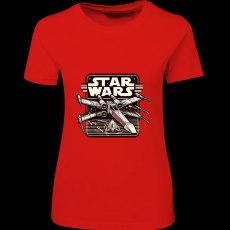 Createyou Star Wars X-Wing 5 - Női - Piros - S