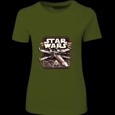 Createyou Star Wars X-Wing 5 - Női - Sötétzöld - M
