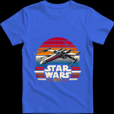 Createyou Star Wars X-Wing '77 - Férfi - Királykék - M férfi póló