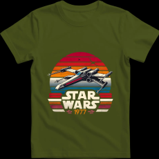 Createyou Star Wars X-Wing '77 - Férfi - Sötétzöld - XL