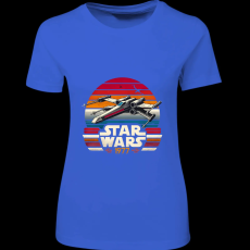 Createyou Star Wars X-Wing '77 - Női - Királykék - 2XL
