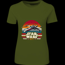 Createyou Star Wars X-Wing '77 - Női - Sötétzöld - 2XL