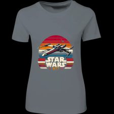 Createyou Star Wars X-Wing '77 - Női - Szürke - L női póló