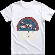 Createyou Star Wars X-Wing - Férfi - Fehér - L férfi póló