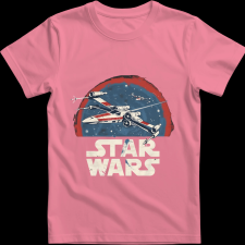 Createyou Star Wars X-Wing - Gyermek - Pink - XL gyerek póló