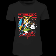 Createyou STARFOX - Női - Fekete - M női póló