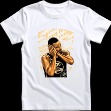 Createyou Stephen Curry - Férfi - Fehér - 3XL férfi póló