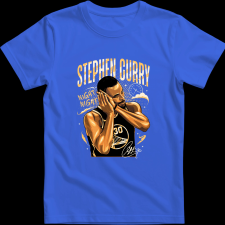 Createyou Stephen Curry - Gyermek - Királykék - L gyerek póló