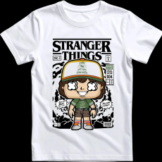 Createyou Stranger Things Dustin - Férfi - Fehér - XL