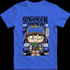 Createyou Stranger Things Dustin - Gyermek - Királykék - M