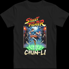 Createyou Street Fighter Chun Li - Gyermek - Fekete - XL