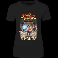 Createyou Street Fighter E Honda - Női - Fekete - 2XL
