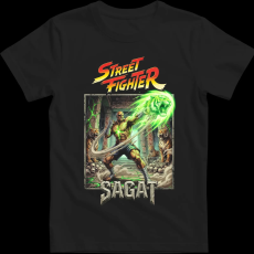 Createyou Street Fighter Sagat - Gyermek - Fekete - L