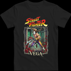 Createyou Street Fighter Vega - Férfi - Fekete - 3XL