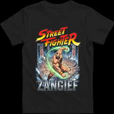 Createyou Street Fighter Zangief - Férfi - Fekete - L