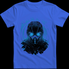 Createyou Sub Zero Mortal Kombat - Gyermek - Királykék - XL gyerek póló