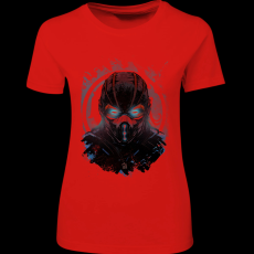 Createyou Sub Zero Mortal Kombat - Női - Piros - L