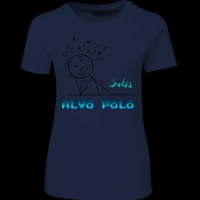 Createyou Sulis alvós póló - Női , Sötétkék , XL női póló