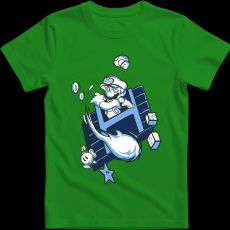 Createyou Super Mario Fire ball - Férfi - Zöld - M