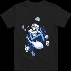 Createyou Super Mario Fire ball - Gyermek - Fekete - S