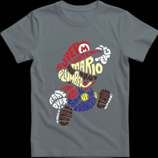 Createyou Super Mario - Gyermek - Szürke - L