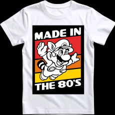 Createyou Super Mario Land - Férfi - Fehér - XL