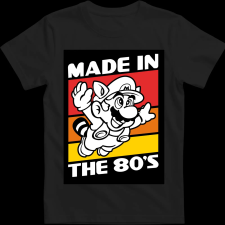Createyou Super Mario Land - Férfi - Fekete - M férfi póló