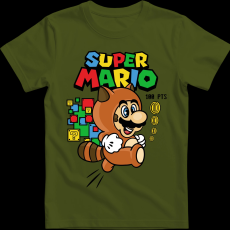 Createyou Super Mario mosómedve - Férfi - Sötétzöld - M