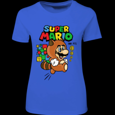 Createyou Super Mario mosómedve - Női - Királykék - L