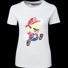 Createyou Super Mario - Női - Fehér - M női póló