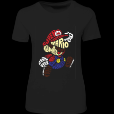 Createyou Super Mario - Női - Fekete - M