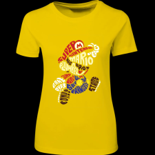 Createyou Super Mario - Női - Sárga - M női póló