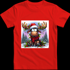 Createyou Szarvas, már megint itt van... - Gyermek - Piros - L