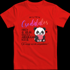 Createyou Te vagy az anyukám - Férfi - Piros - 3XL férfi póló