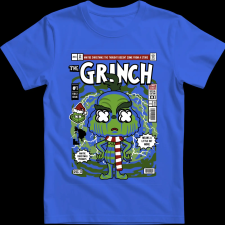Createyou The Grinch - Férfi - Királykék - XL férfi póló
