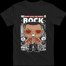 Createyou The Rock Dwayne Johnson - Férfi - Fekete - M