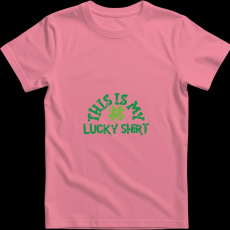 Createyou This is my Lucky Shirt - Férfi , Pink , S