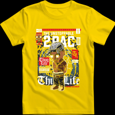 Createyou Tupac - Férfi - Sárga - S férfi póló