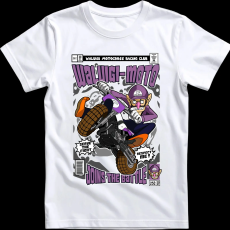 Createyou Waluigi Motocross - Férfi - Fehér - L