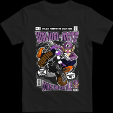 Createyou Waluigi Motocross - Férfi - Fekete - 3XL férfi póló