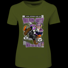 Createyou Waluigi Motocross - Női - Sötétzöld - L