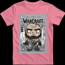 Createyou War Craft - Férfi - Pink - XL férfi póló