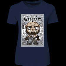 Createyou War Craft - Női - Sötétkék - L női póló