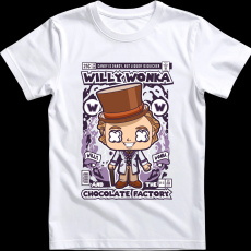 Createyou Willy Wonka And The Chocolate Factory - Férfi - Fehér - L
