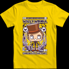 Createyou Willy Wonka And The Chocolate Factory - Férfi - Sárga - 3XL