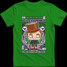 Createyou Willy Wonka And The Chocolate Factory - Férfi - Zöld - 3XL férfi póló