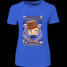 Createyou Willy Wonka And The Chocolate Factory - Női - Királykék - L