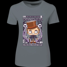 Createyou Willy Wonka And The Chocolate Factory - Női - Szürke - M női póló