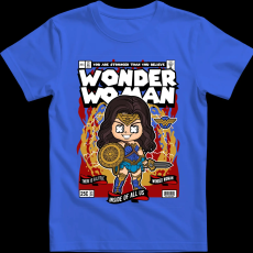 Createyou Wonder Woman - Férfi - Királykék - 3XL