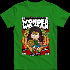 Createyou Wonder Woman - Férfi - Zöld - 3XL